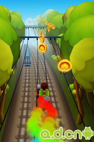 安卓跑酷游戏《地铁跑酷 Subway Surfers》
