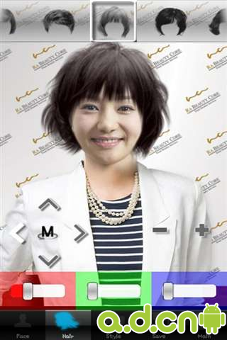 <em>虚拟发型</em>师 v1.1.64_hair change_安卓版apk下