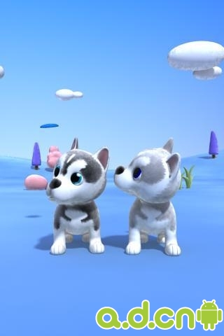安卓治愈系游戏《会说话的哈士奇狗 Talking Husky Dog》