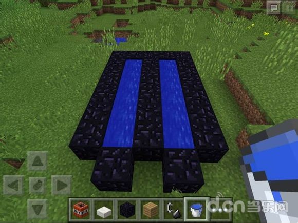 我的世界手机版黑曜石大炮建造教程_我的世界 移动版攻略_当乐安卓频道(android.d.cn)
