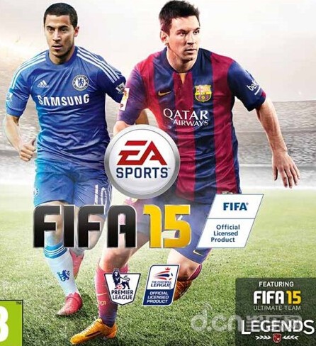FIFA15游戏封面确定 梅西毕竟球王_FIFA 15:终